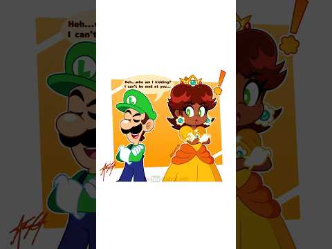 Luigi can't stay mad at Daisy