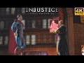 Superman vs Black Adam - Injustice Gods Among Us (4K 60FPS)