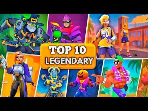 Top 10 Legendary Cards in Frag Pro Shooter!🔥
