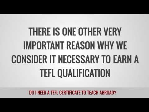 What does TEFL mean?