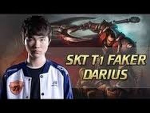SKT T1 Faker Darius vs Twisted Fate Mid - Patch 6.24 KOREA Ranked