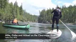 preview picture of video 'Standup Paddle Boarding Clearwater River'