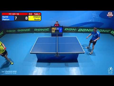 05:00 Serhii Pisklov 0 - 3 Oleksii Rodin West 7 WIN CUP 19.12.2022 | TABLE TENNIS WINCUP