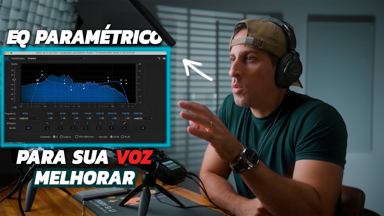 Aula 1 - Melhore a VOZ dos seus Vídeos com qualquer Equalizador Paramétrico - Tutorial Completo