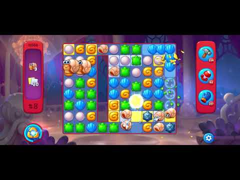 Fishdom Hard level 11568 no boosters フィッシュダム ハード