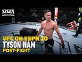 UFC on ESPN 10: Tyson Nam Knew He Was 'Fighting For A Pink Slip' - MMA Fighting