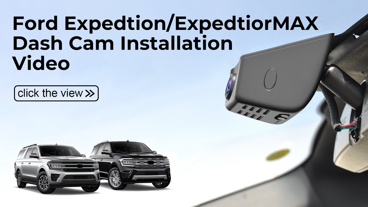  FORD Expedtion/Expedtion MAX 2018-2026 Dash Cam 032D Installation Video