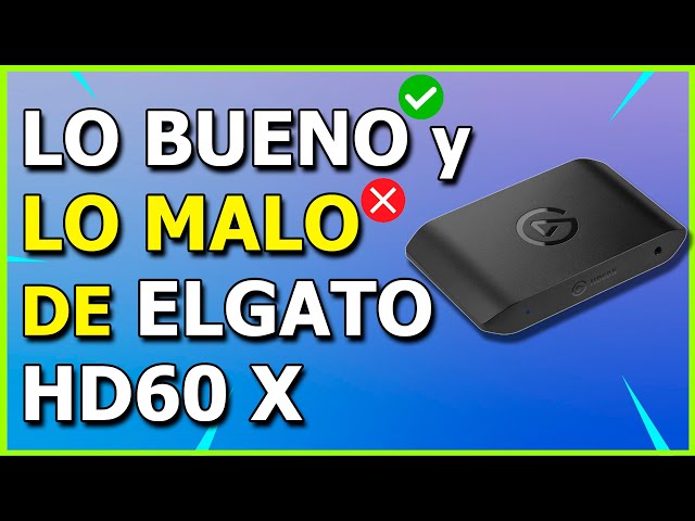 Vídeo relacionado con Elgato HD60 X - Haz Streaming y graba a 1080p60 HDR10 o 4K30 con latencia ultrabaja en PS5/Pro, PS4/Pro, Xbox Series X/S, Xbox One X/S, en OBS y Otros, Funciona con PC y Mac