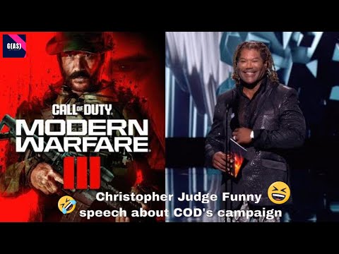 Christopher Judge (Kratos) Jokes on Call of Duty |The Game Awards World Premiere