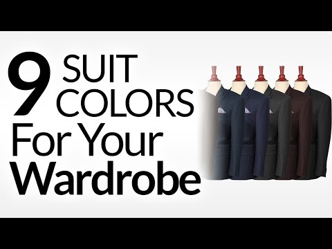 9 Suit Colors A Man Should Consider | Men's Suits & Color | Suit Colors To Buy In Priority Order Video