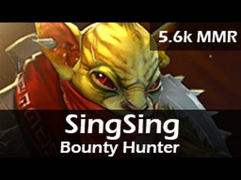 782: SingSing as Bounty Hunter Roam(R) ft. Fwosh, Akroma, m3wk - 5.6k MMR Ranked DOTA 2 Gameplay VOD