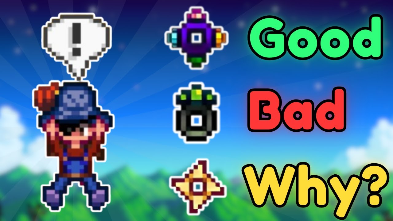 Ranking every ring from worst to best (Stardew Valley 1.6)