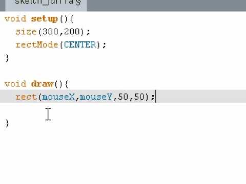 Processing Interactivity Part 1