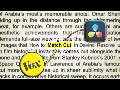 How To Do Match Cut Effect Like Vox (Davinci Resolve)