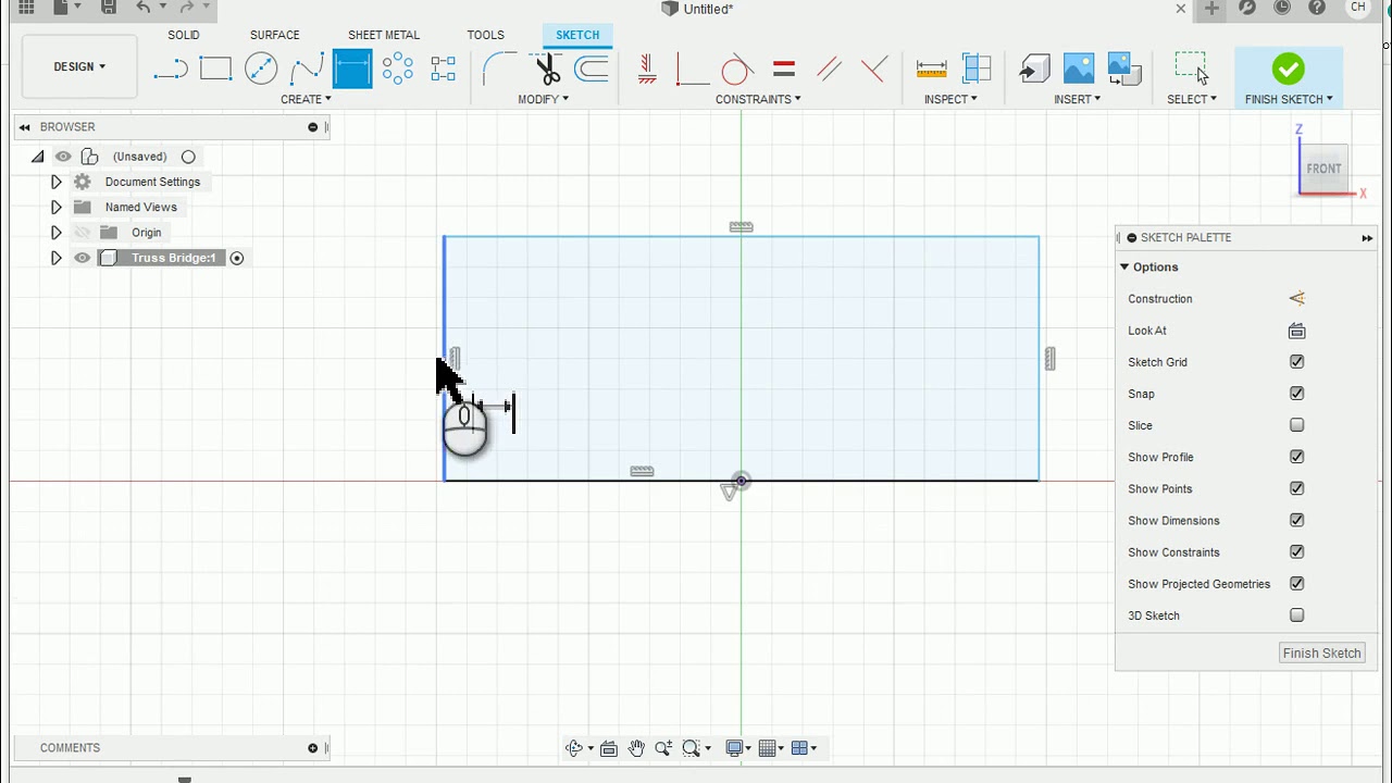 Truss Bridge Design Setup