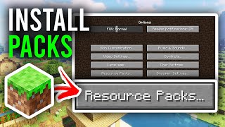 How To Install Texture Packs For Minecraft Java - Full Guide