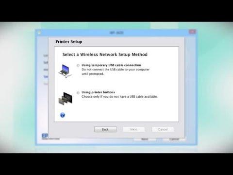 Connecting Your Printer to a Wireless Network Using the Buttons on the Printer