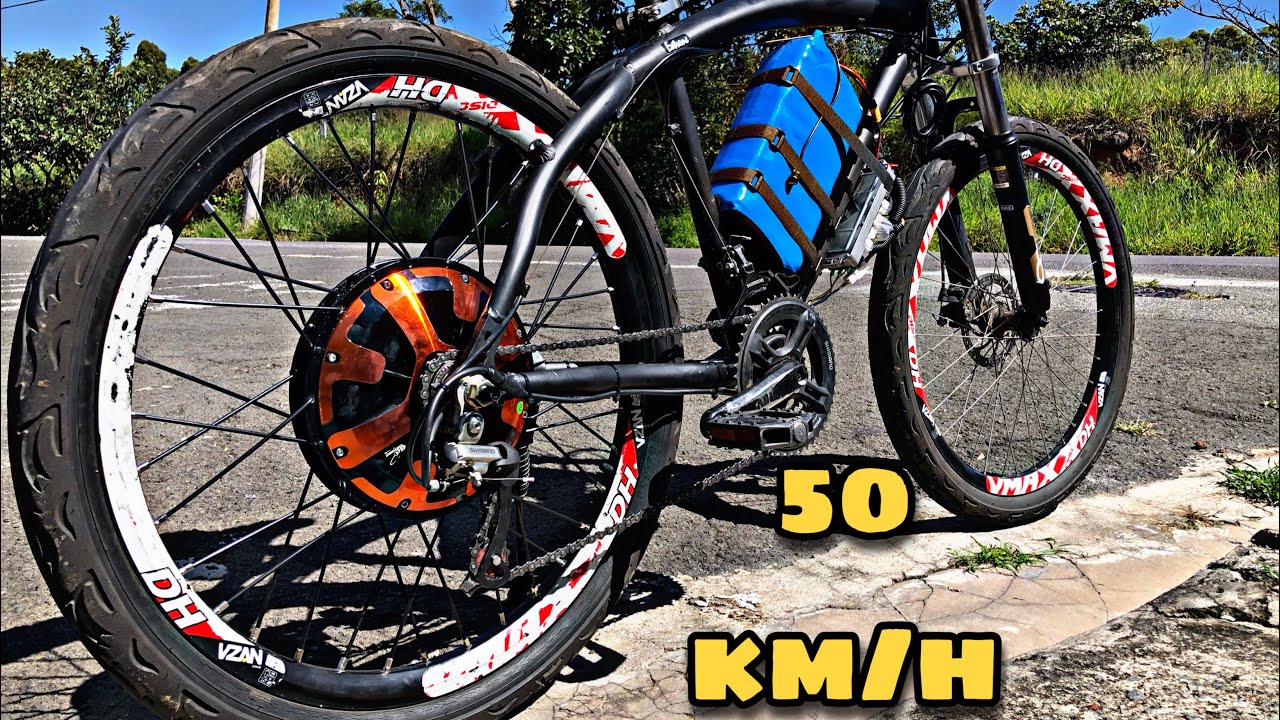 COMO FAZER UMA BIKE ELÉTRICA POTENTE EM CASA| 60V 800W. [2023]