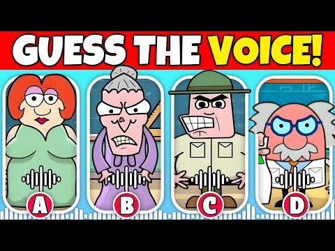 🔊🎓 Guess The Voice!? | Bash the Teacher Characters Challenge | Headmaster, Pam, Professor Bumfluff
