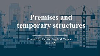 Premises and temporary structures. Article 15 section 4-5