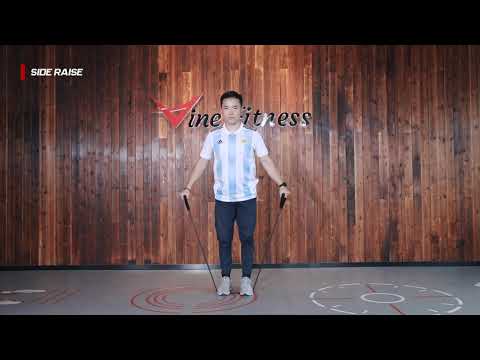 how to use  Resistance Exercise Band with handle 1