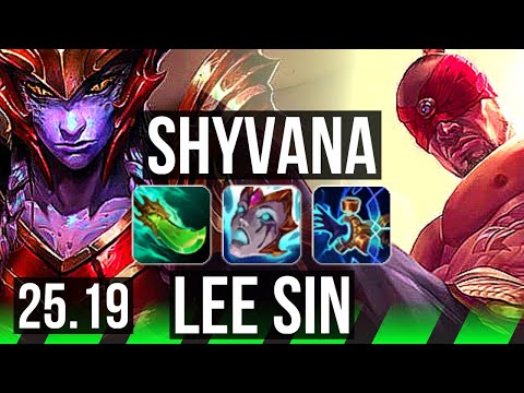 SHYVANA vs LEE SIN (JGL) | EUW Master | 25.19