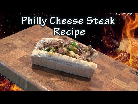 Philly Cheese Steak Recipe cooked on a Steel Plancha by The BBQ Chef