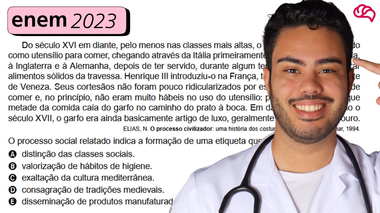 Resolução em Vídeo — Questão 59 ENEM 2023