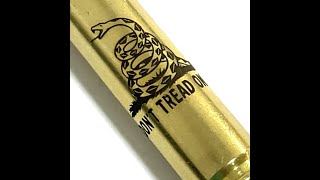 Download lagu Dont Tread On Me Gadsden Flag 308 WIN Engraved Brass mp3