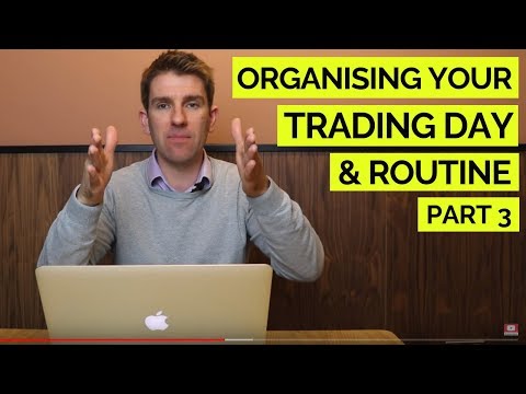 How to Organise & Structure Your Trading Day When Trading from Home Part 3 🏠 Video