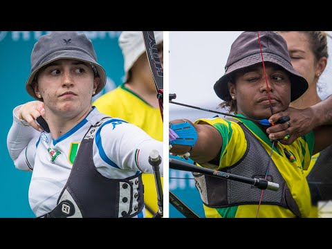 Brazil v Italy – recurve women's team quarterfinal | Final Olympic qualifier 2021