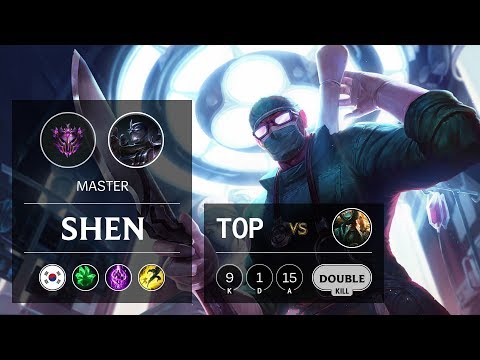 Shen Top vs Gangplank - KR Master Patch 9.13