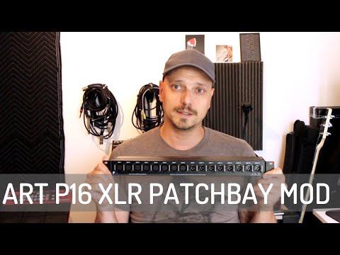 ART P16 XLR PATCHBAY MOD