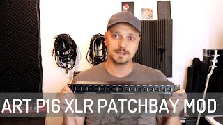 Video thumbnail for ART P16 XLR PATCHBAY MOD by HORTOSONIC LAB