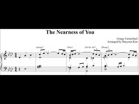 [Ballad Jazz Piano] The Nearness Of You (sheet music)