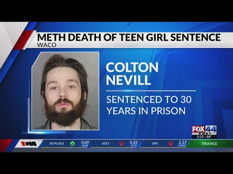 30-year sentence for meth death of a teen girl