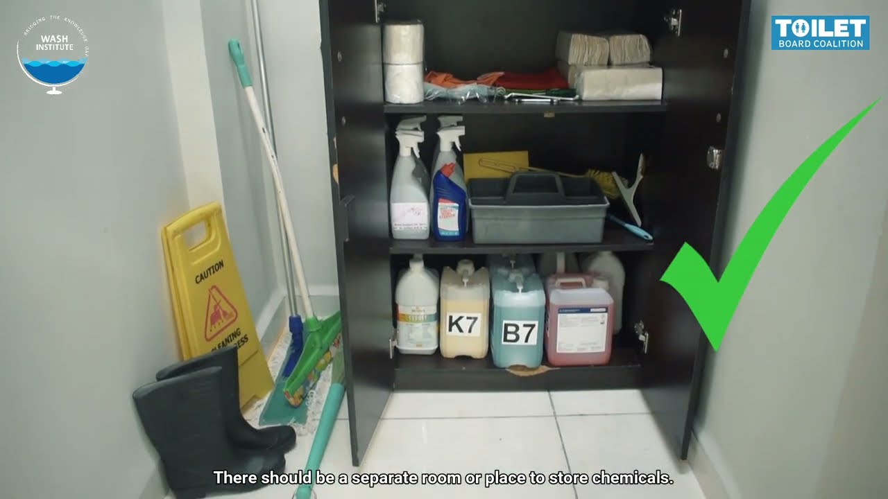 Training modules for Public Toilet Operators - Use of Cleaning Chemicals