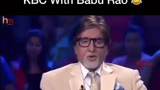 KBC With Babu Rao 😂😂 Heart Touching Comedy V