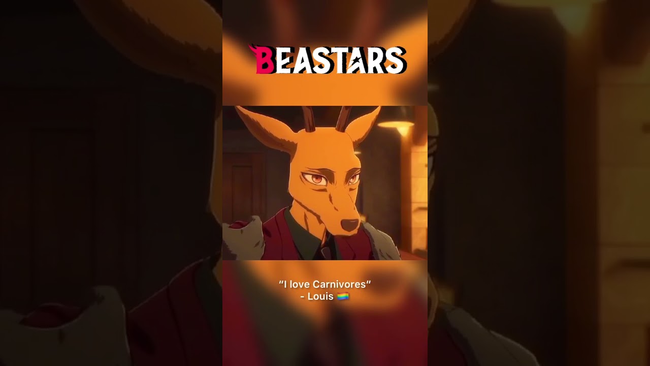 BEASTARS - “I love Carnivores” Legosi x Louis #beastars