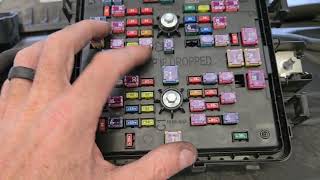 Dash Lit Up Like A Christmas Tree. Faulty Fuse Box F450