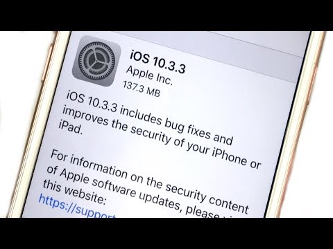 iOS 10.3.3 Released!  - What's New?