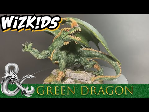 Gargantuan Green Dragon by Wizkids - Lets Paint