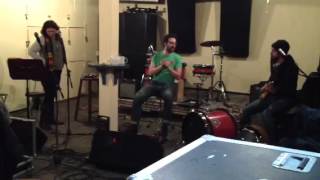 The Harpoonist and the Axe Murderer at the practice space