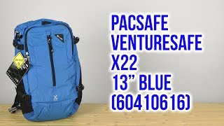 Pacsafe Venturesafe X22 / hawaiian blue (60410616) - відео 1