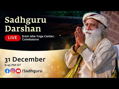 Sadhguru Darshan on New Year's Eve – Live on 31 Dec | 6:45 PM IST