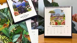 Discover the Beauty of Art with Zetta Florence's 2024 Calendar Collection