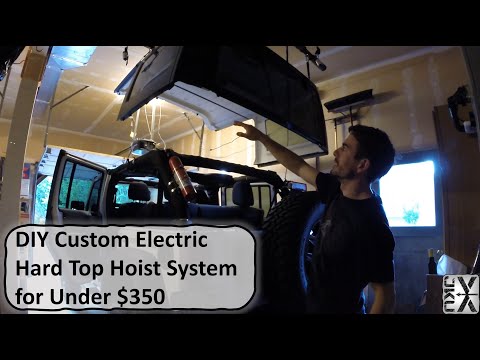 DIY Custom Electric Hard Top Hoist System for Under $350