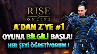 RİSE ONLİNE BAŞLANGIÇ ! BU VİDEOYU İZLE ! - Rise Online Rehber - A'dan Z'ye #1 #