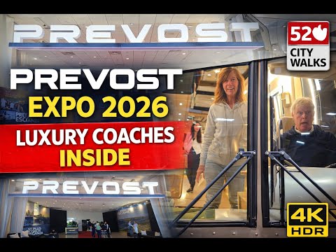 Walkthrough the 2026 Prevost Plus Motor Coach Extravaganza Show🚌 Luxury RVs Worth MILLIONS! | 4K