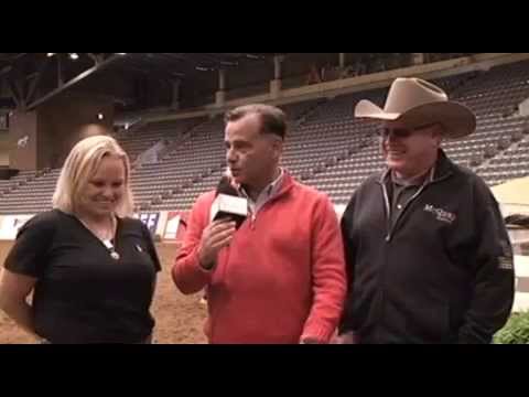 Tim McQuay and Mandy McCutcheon at the 2014 Kentucky Reining Cup